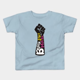 Black Lives Matter Fist Kids T-Shirt